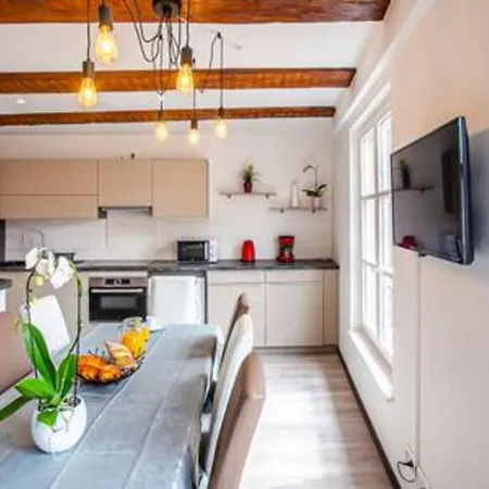 아파트 Chez Anne Sophie Historic Center Full Comfort 콜마